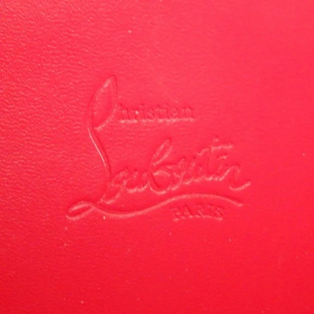 Authentic Christian Louboutin PANETTONE PARIS LOVE Zip Around purse PVC [Used] - Picture 16 of 16